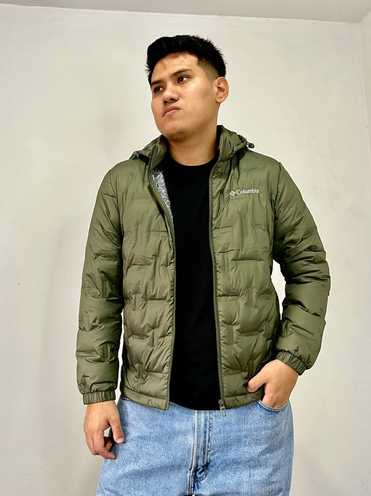 🧥 Casaca Columbia Delta de Pluma Verde