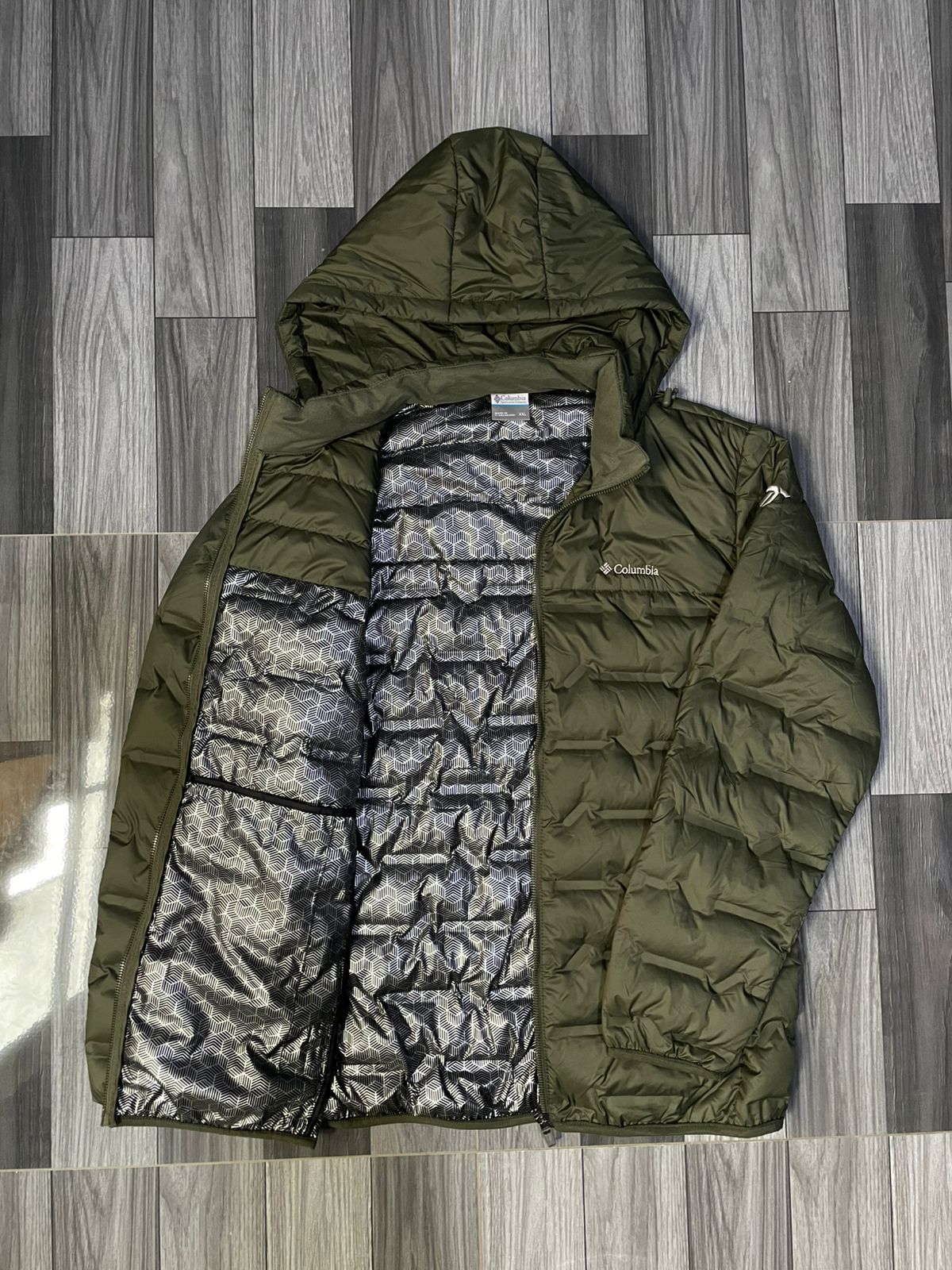 🧥 Casaca Columbia Delta de Pluma Verde