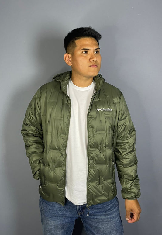 🧥 Casaca Columbia Delta de Pluma Verde