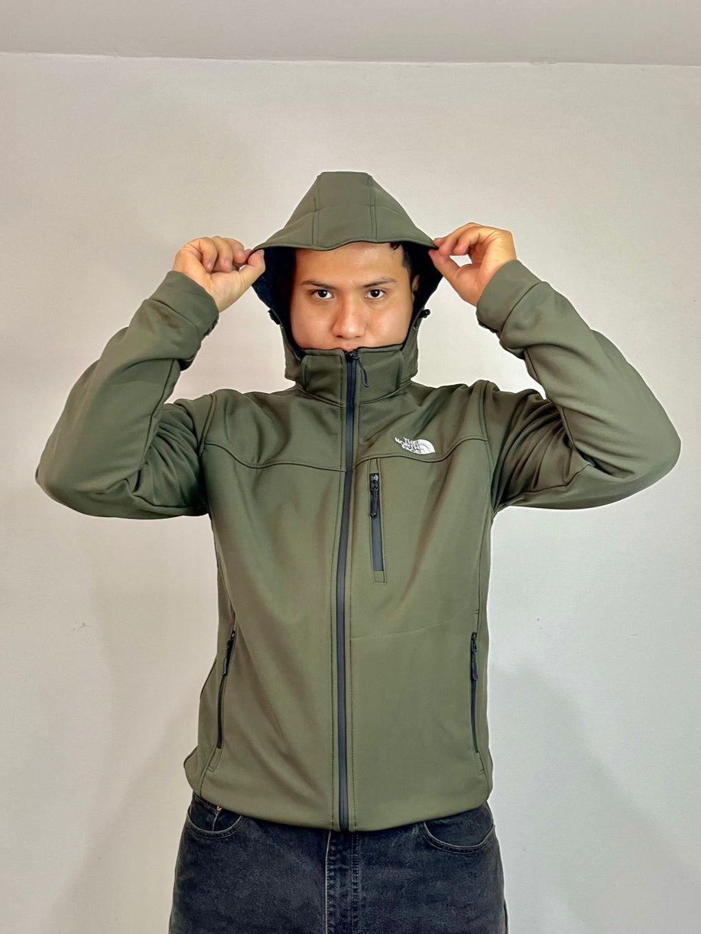 NEOPREMO PIEL DE TIBURON VERDE MILITAR