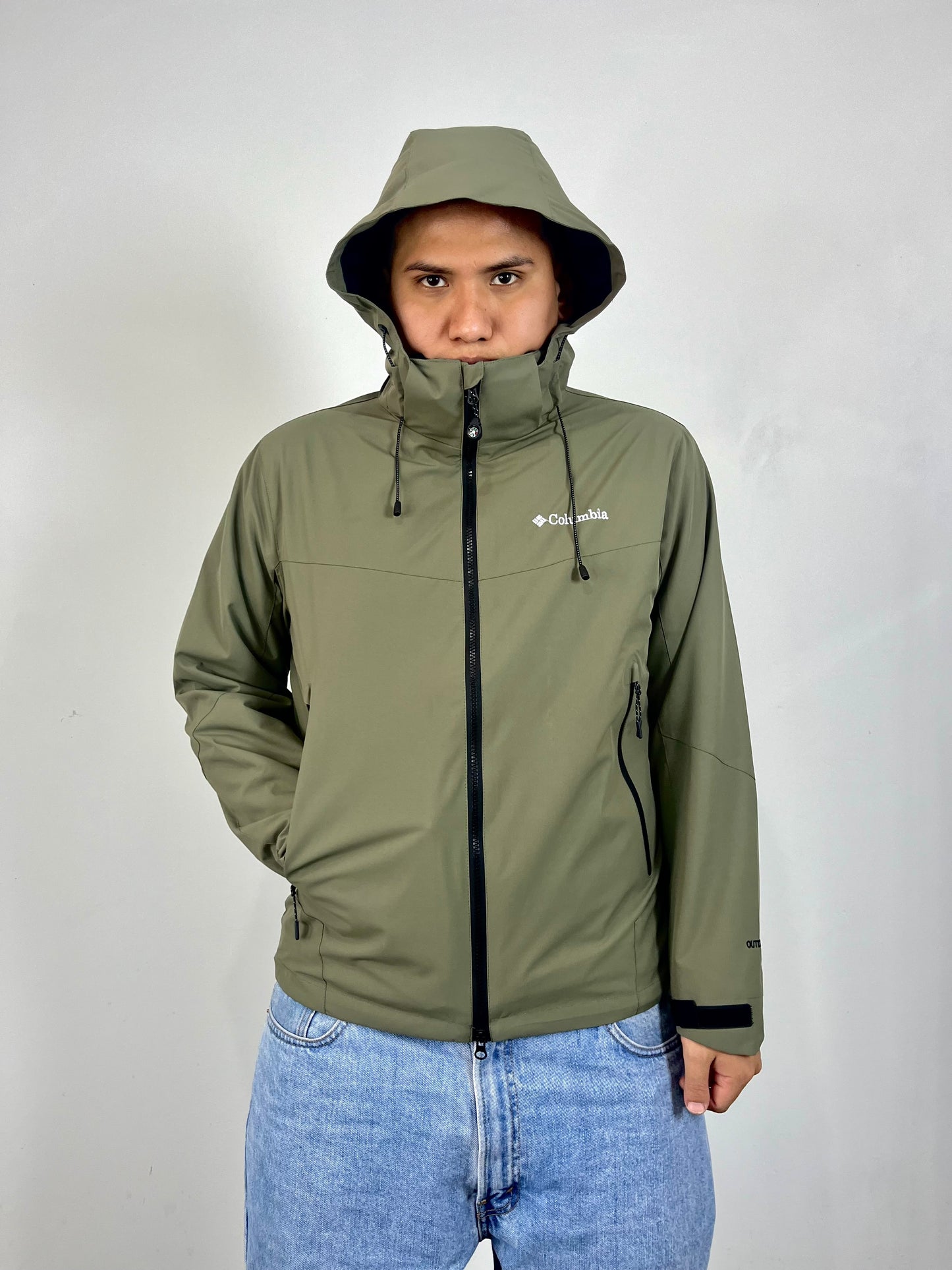 3 en 1 Cortavientos+Polar verde