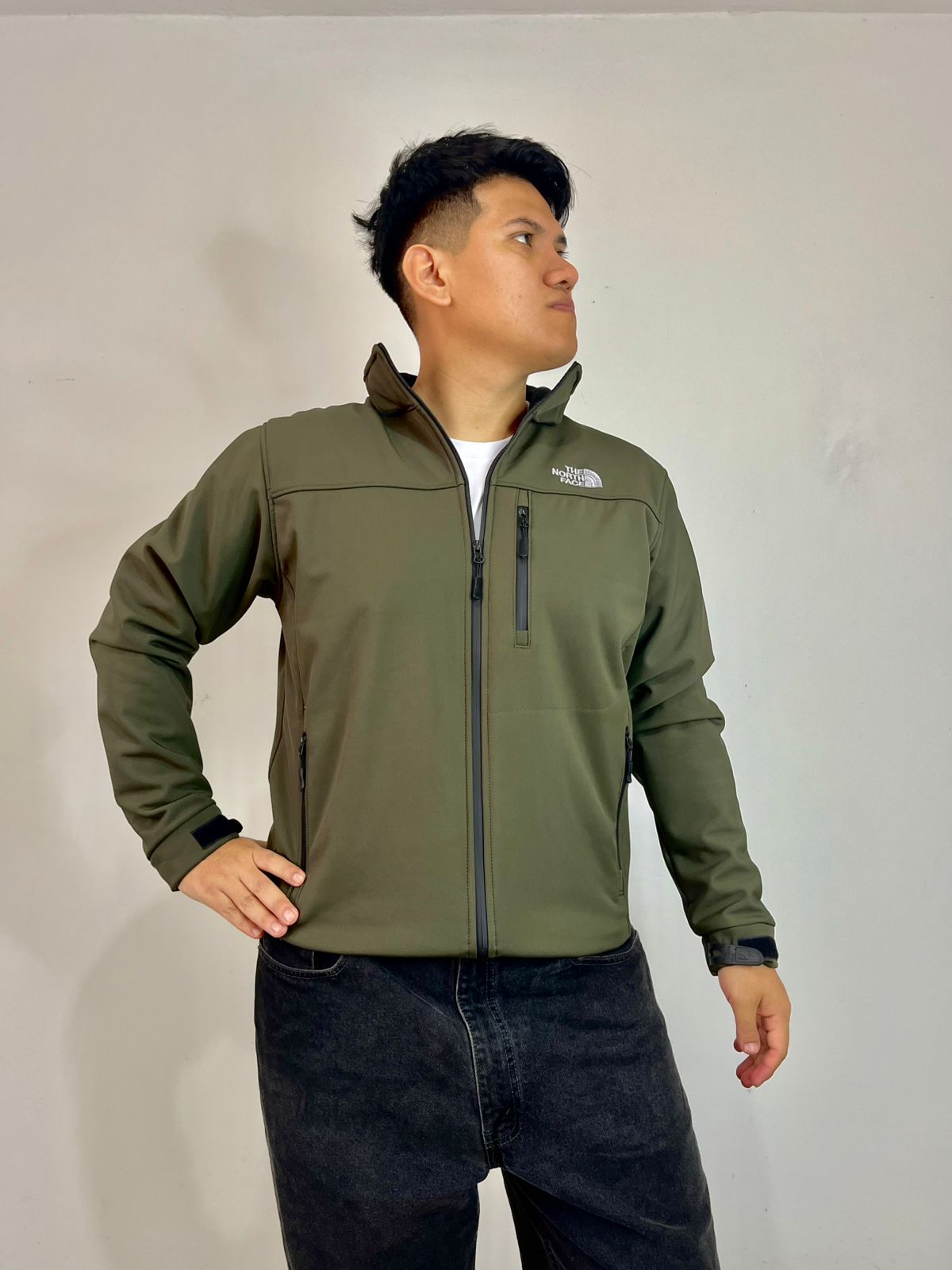 NEOPREMO PIEL DE TIBURON VERDE MILITAR