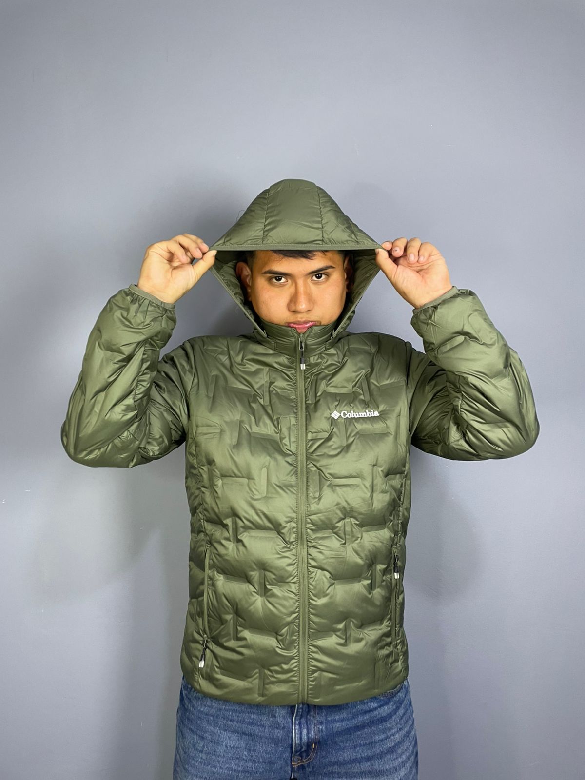 🧥 Casaca Columbia Delta de Pluma Verde