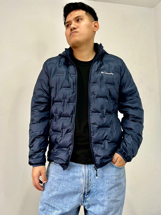 🧥 Casaca Columbia Delta de Pluma Azul