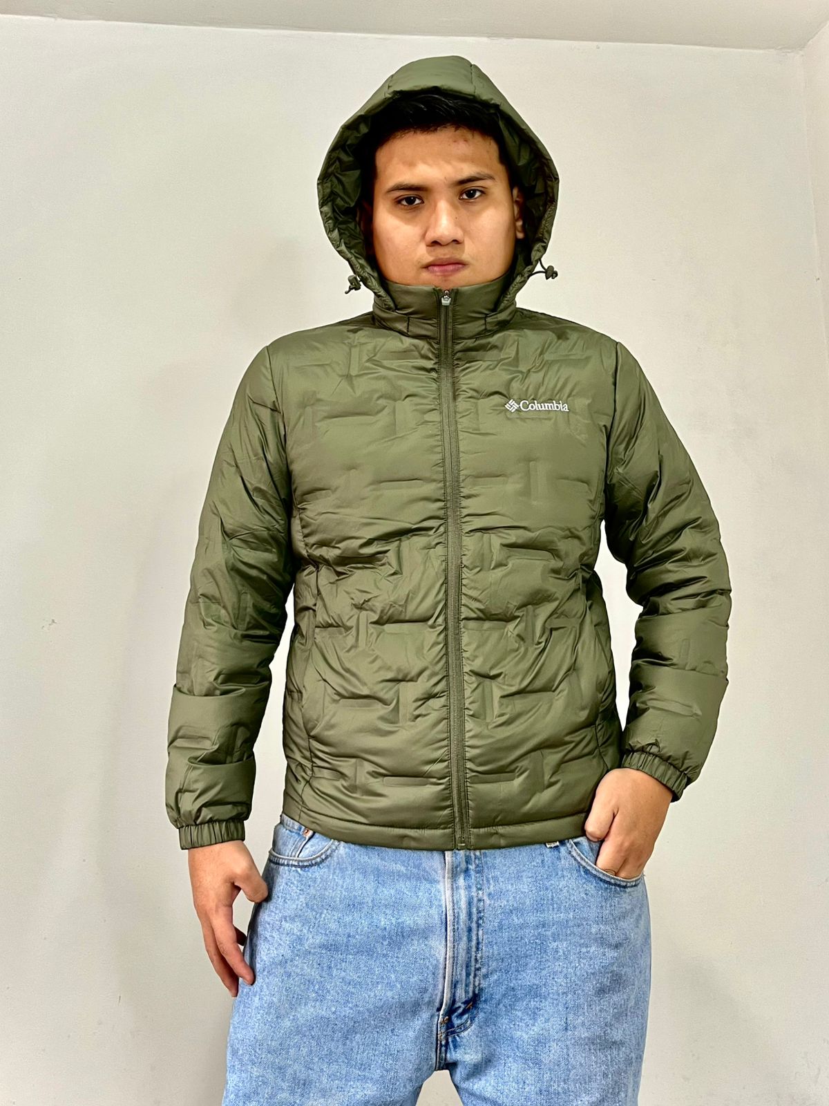 🧥 Casaca Columbia Delta de Pluma Verde