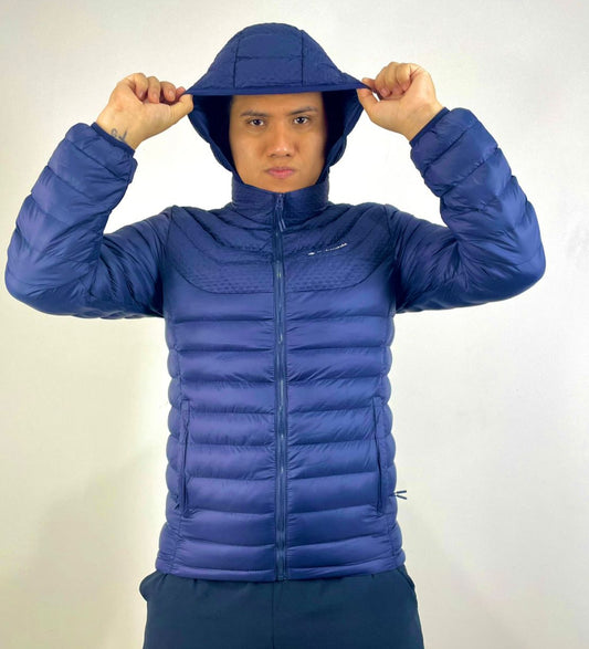 Casaca Columbia Hombre – azul Ligera y Acolchada