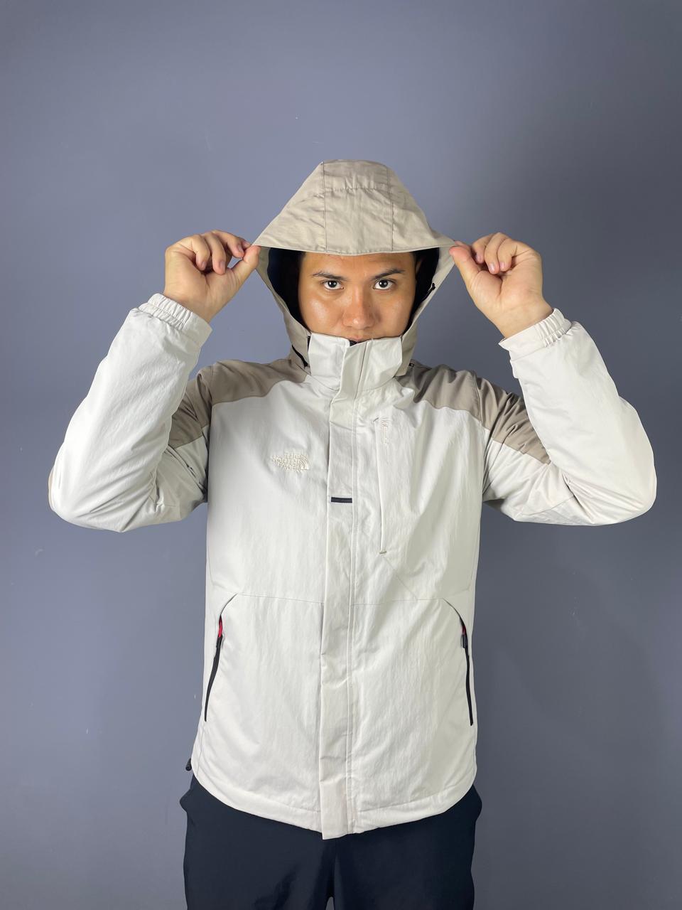 casaca cortaviento doble color