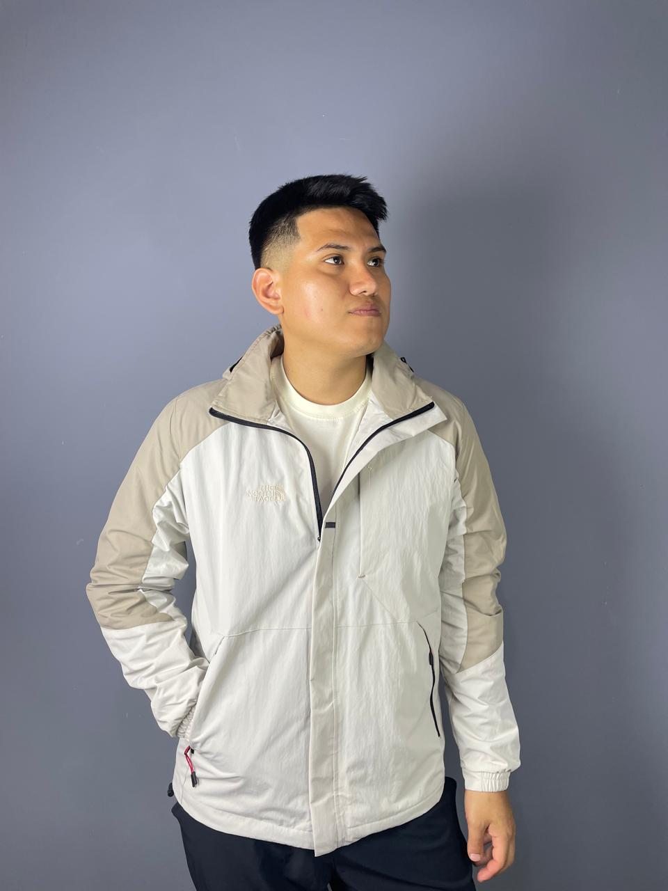 casaca cortaviento doble color