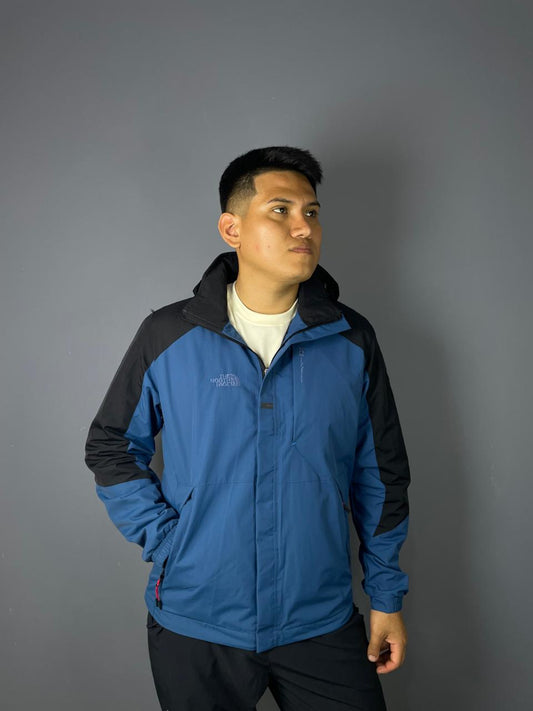 casaca cortaviento doble color