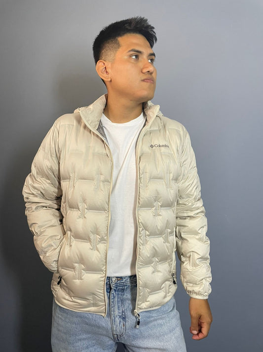 🧥 Casaca Columbia Delta de Pluma beigge