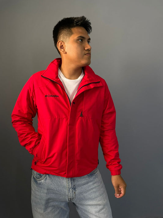 Casaca Cortavientos Montaña rojo