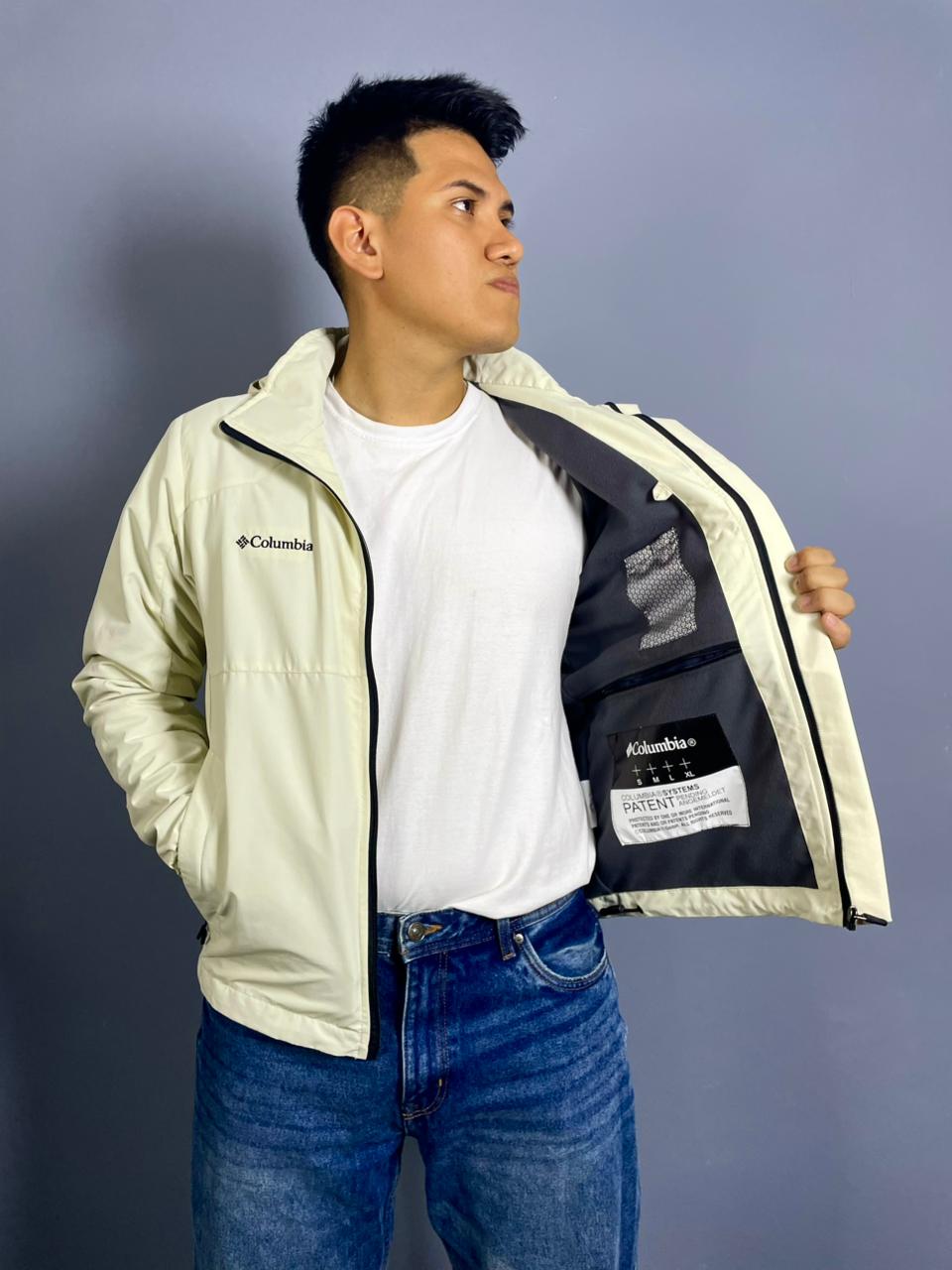 Casaca Cortavientos Montaña hueso